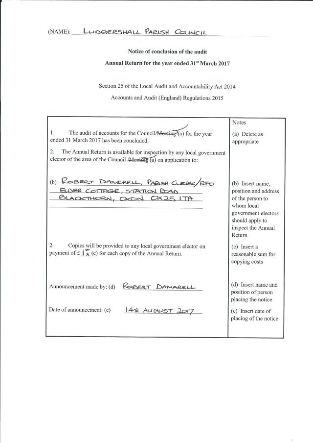 2016-17NoticeConclusionAudit